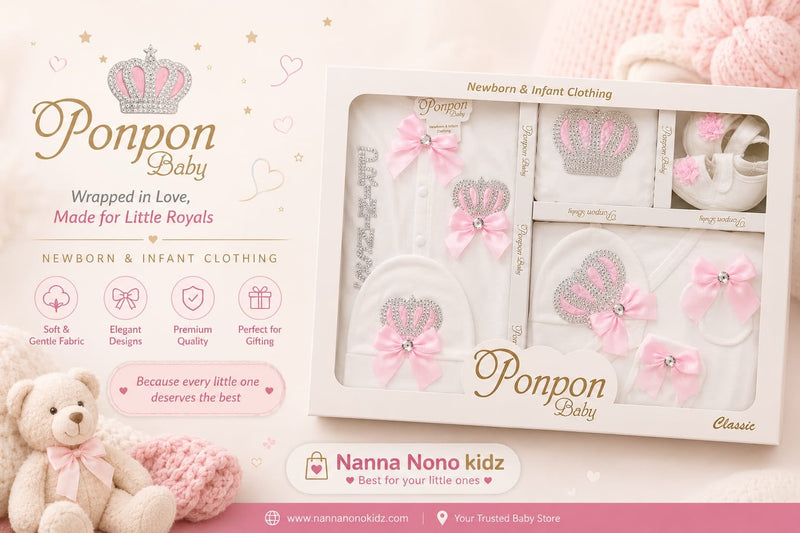 Ponpon Baby Newborn & Infant Clothing Gift Set