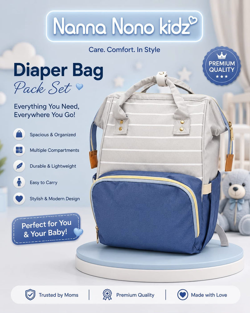 Premium Baby Diaper Backpack Lining Design