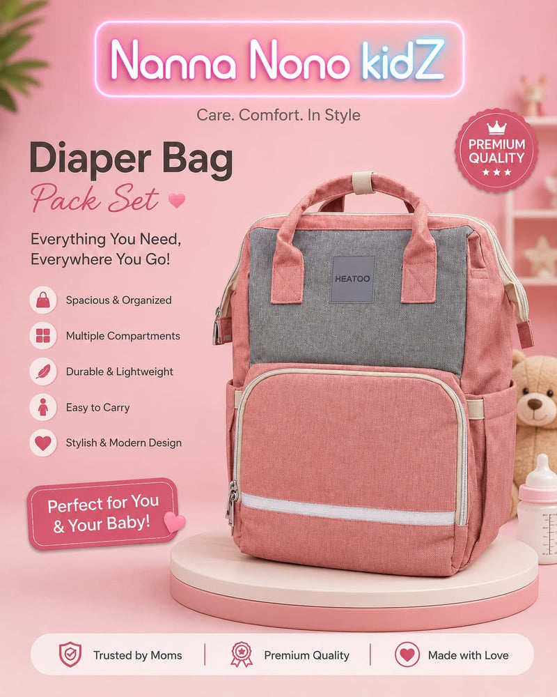 Premium Baby Care Diaper Backpack - HEATOO