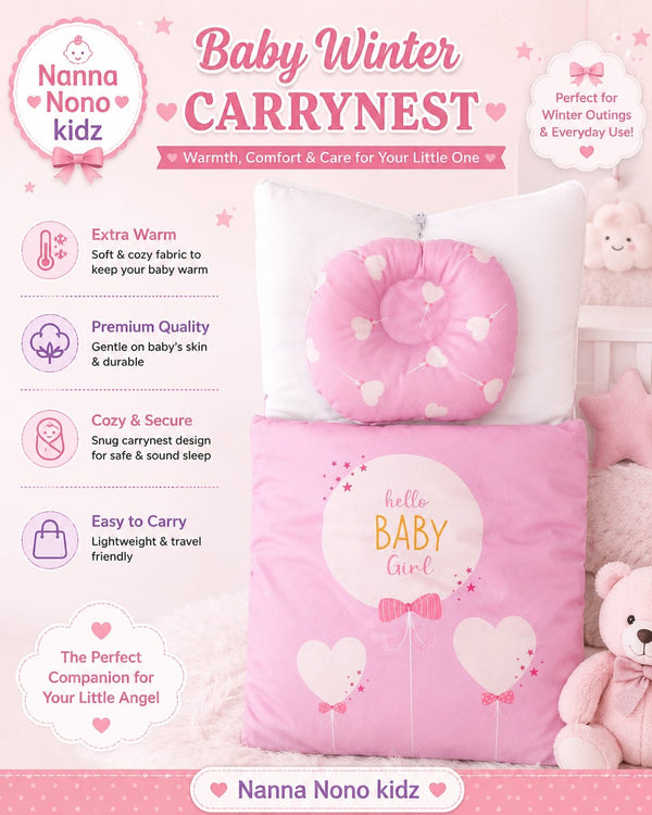 Baby Winter CarryNest - Little Baby Girl