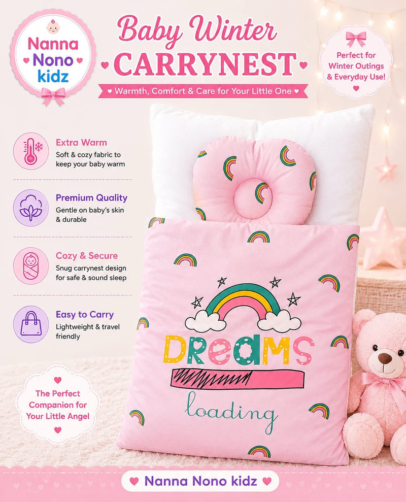 Baby Winter CarryNest – Warm & Cozy Baby Carry Bed